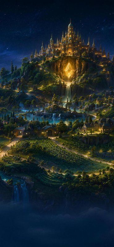 Medianor — The Hills of the Hearth · 1440 × 3120