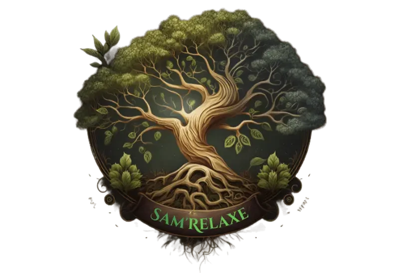 logo de sam'relaxe, sons de la nature